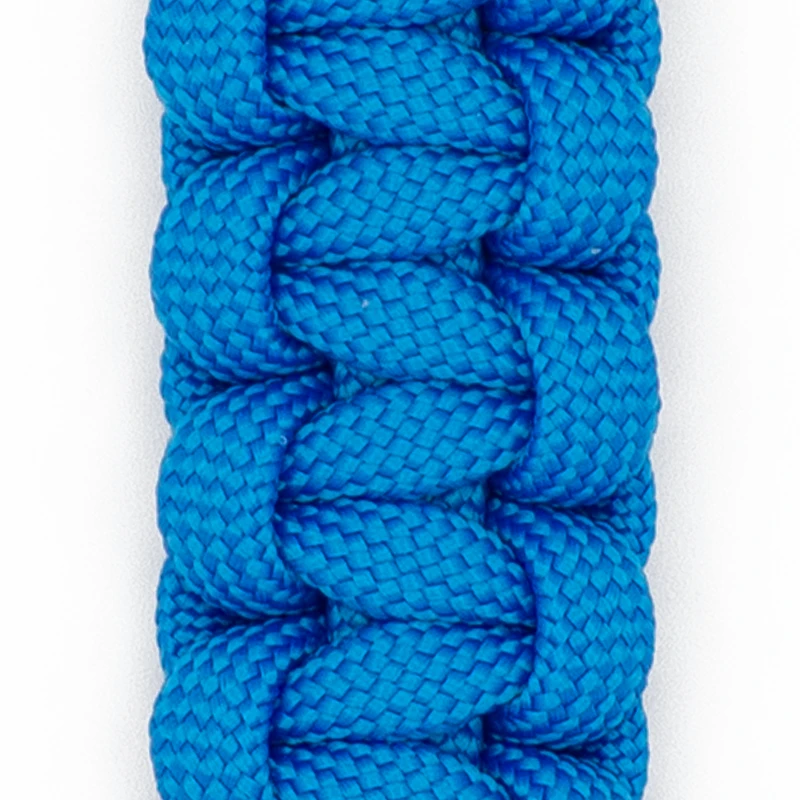 THIRSTLOCK™ paracord sample in cobra weave, color: Blue