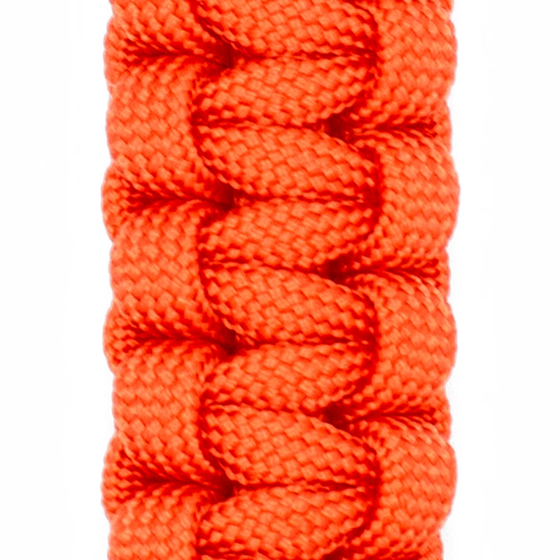 THIRSTLOCK™ paracord sample in cobra weave, color: Burnt Orange