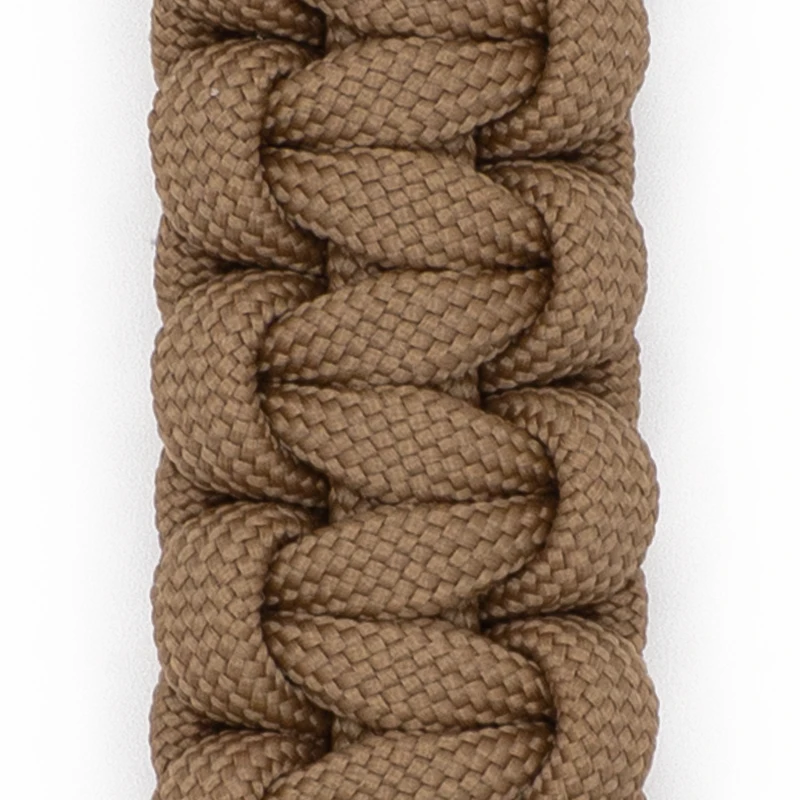 THIRSTLOCK™ paracord sample in cobra weave, color: Coyote