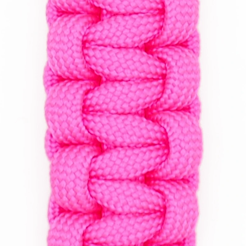 THIRSTLOCK™ paracord sample in cobra weave, color: Hot Pink