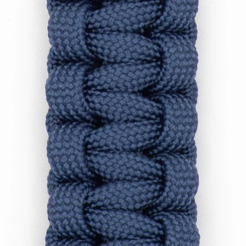 THIRSTLOCK™ paracord sample in cobra weave, color: Navy Blue